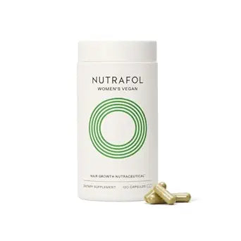 Nutrafol Women's Hair Growth Supplements, For Women 18-44 Years Old, Clinically Tested for Visibly Thicker, Stronger Hair, 100% Vegan Ingredients, Dermatologist Recommended