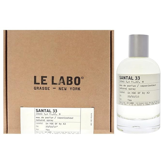 Santal No 33 by Le Labo for Unisex - 3.38 oz EDP Spray