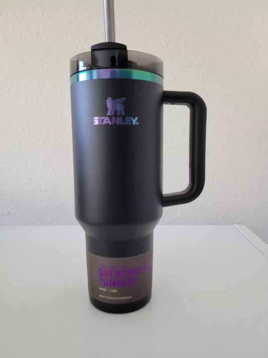 Stanley Tumbler Black Chroma Quencher H2.0 40 oz Cup Limited